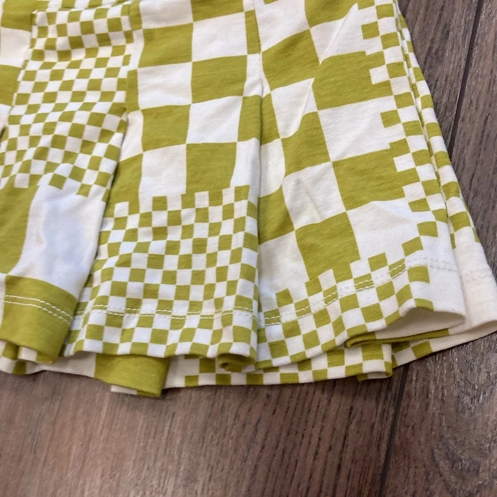 Urban Outfitters, Checkered, Mini, skirt, stretchy, summer, beach, dance, y2k
